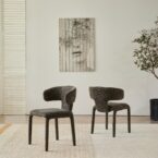 כיסא דגם לורן אפור כהה