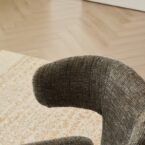 כיסא דגם לורן אפור כהה