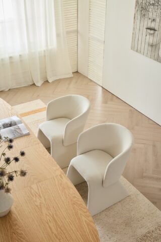 כיסא דגם לימה לבן