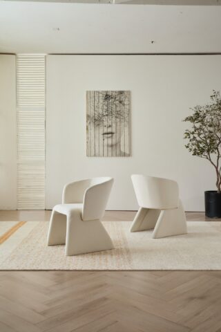 כיסא דגם לימה לבן