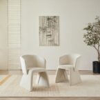 כיסא דגם לימה לבן