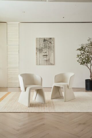 כיסא דגם לימה לבן