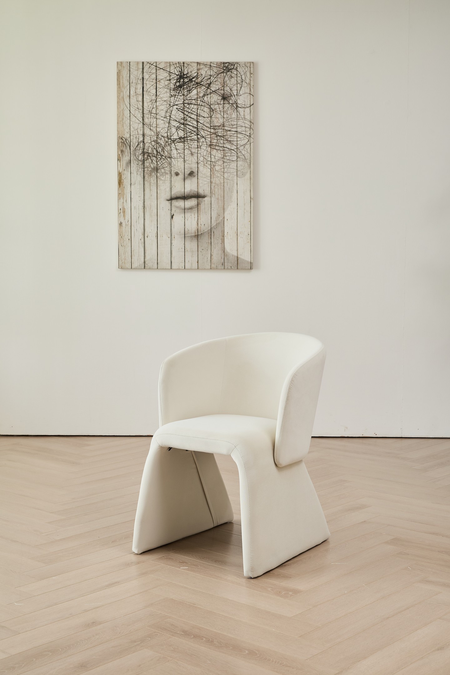 כיסא דגם לימה לבן