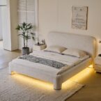 מיטה דגם אתונה - שמנת + מזרן במתנה