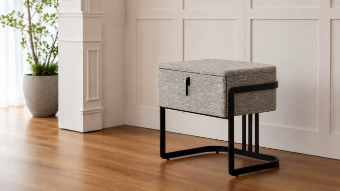 Prague model bed - gray FABRIC + free mattress