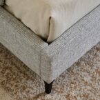 מיטה דגם ונציה - אפור FABRIC + מזרן מתנה