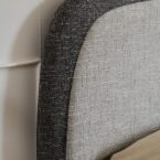 מיטה דגם ונציה - אפור FABRIC + מזרן מתנה