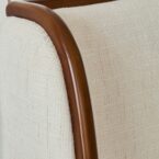 מיטה דגם לימסול - שמנת FABRIC + מזרן מתנה