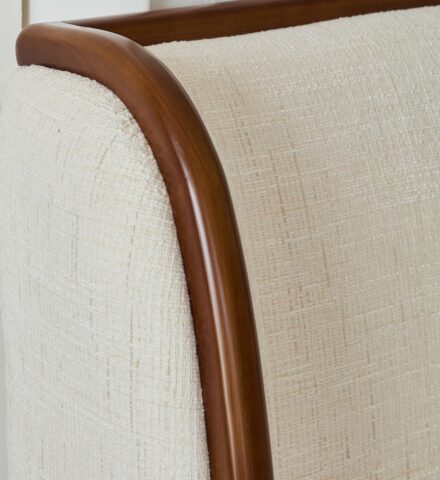 מיטה דגם לימסול - שמנת FABRIC + מזרן מתנה