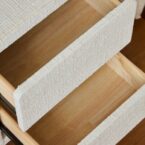 מיטה דגם לימסול - שמנת FABRIC + מזרן מתנה