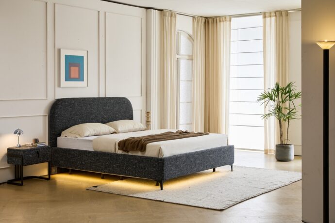 מיטה דגם סימפל - שחור + ארגז מצעים ומזרן מתנה