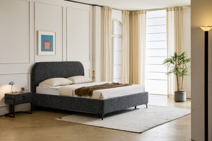 מיטה דגם סימפל - שחור + ארגז מצעים ומזרן מתנה