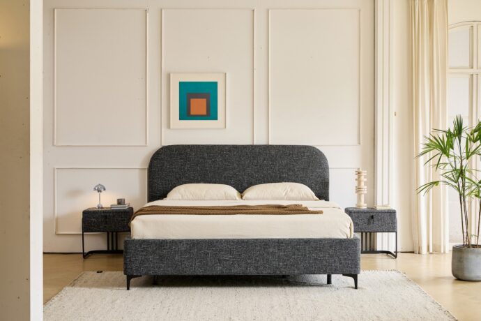 מיטה דגם סימפל - שחור + ארגז מצעים ומזרן מתנה