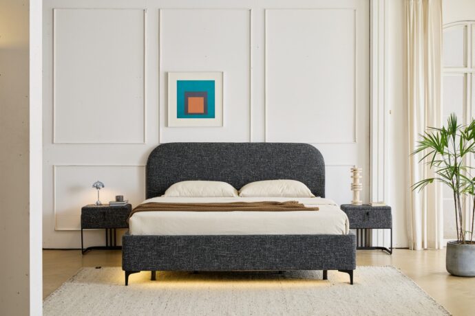 מיטה דגם סימפל - שחור + ארגז מצעים ומזרן מתנה