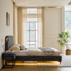 מיטה דגם סימפל - שחור + מזרן מתנה