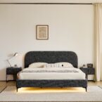 מיטה דגם סימפל - שחור + מזרן מתנה