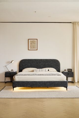 מיטה דגם סימפל - שחור + מזרן מתנה