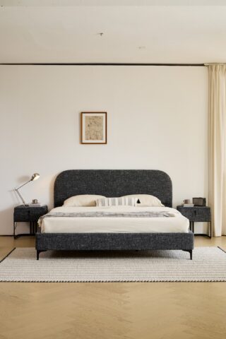 מיטה דגם סימפל - שחור + מזרן מתנה