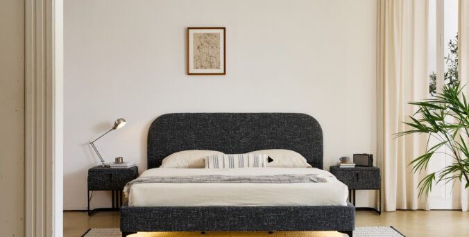 מיטה דגם סימפל - שחור + מזרן מתנה