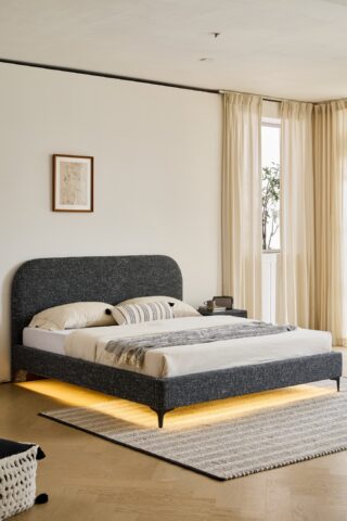 מיטה דגם סימפל - שחור + מזרן מתנה