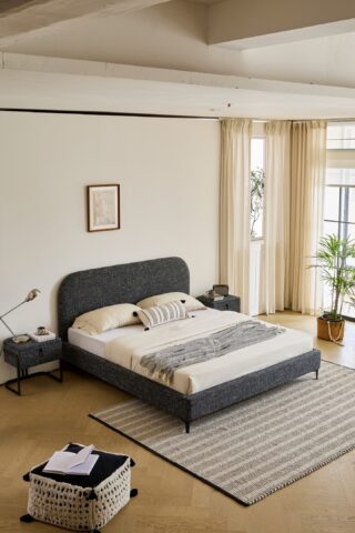 מיטה דגם סימפל - שחור + מזרן מתנה