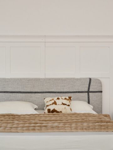 מיטה דגם פראג - אפור FABRIC + מזרן מתנה