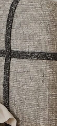 מיטה דגם פראג - אפור FABRIC + מזרן מתנה