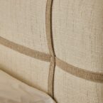 מיטה דגם פראג - שמנת FABRIC + ארגז מצעים ומזרן מתנה