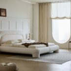 מיטה דגם רוברטו - שמנת בוקלה + מזרן במתנה