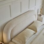 מיטה דגם רוברטו - שמנת בוקלה + מזרן במתנה