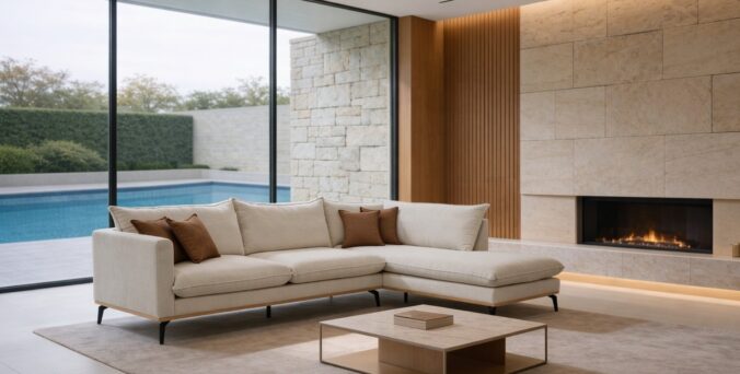 סלון דגם רותם שמנת 300 ס