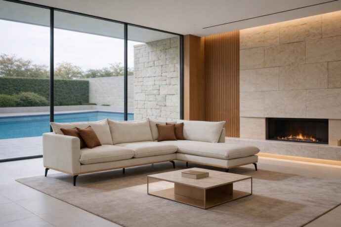 סלון דגם רותם שמנת 300 ס