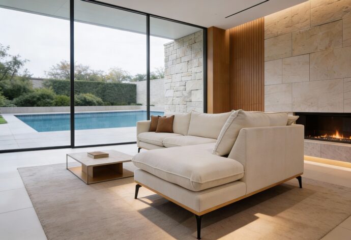 סלון דגם רותם שמנת 300 ס