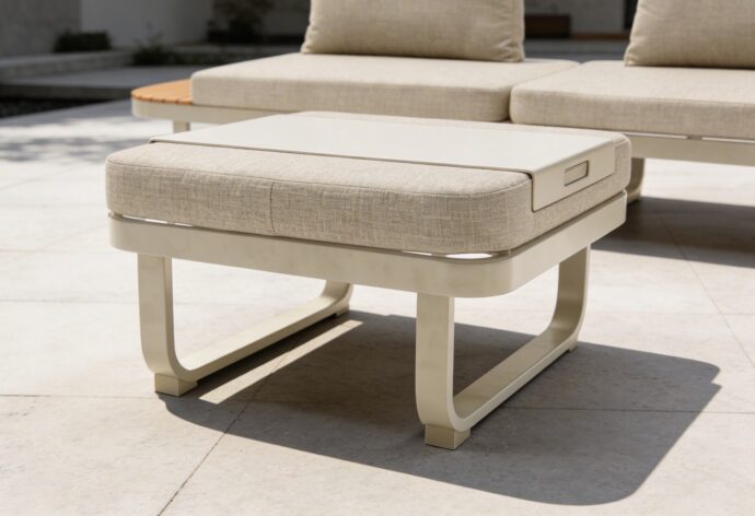 פינת חוץ דגם טנריף בגוון שמנת