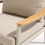 פינת חוץ דגם כרתים בגוון שמנת