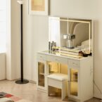 קומודה ומראה דגם אורן