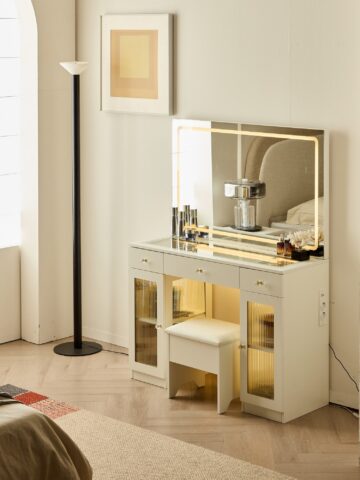 קומודה ומראה דגם אורן