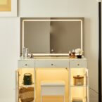 קומודה ומראה דגם אורן