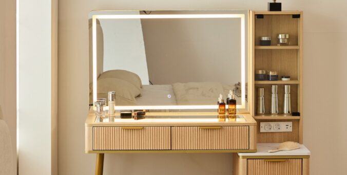 קומודה ומראה דגם ויקטוריה