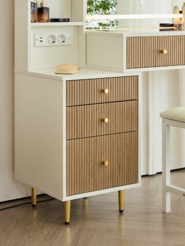 קומודה ומראה דגם ענבר