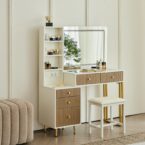 קומודה ומראה דגם ענבר