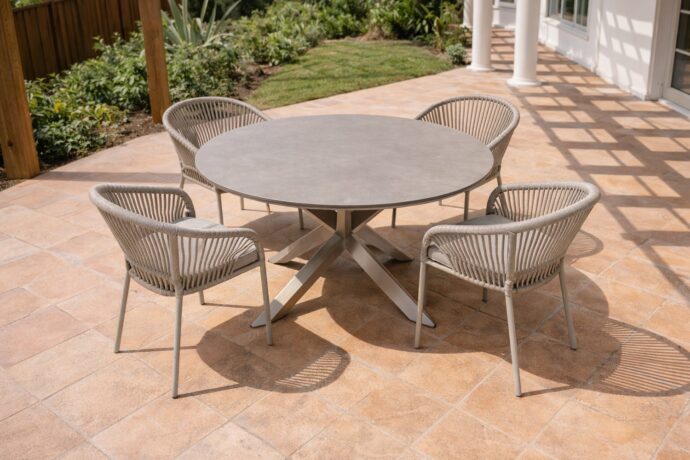 שולחן חוץ דגם רונדו סהרה