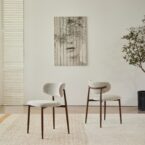 כיסא דגם לירון בגוון שמנת