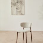 כיסא דגם לירון בגוון שמנת