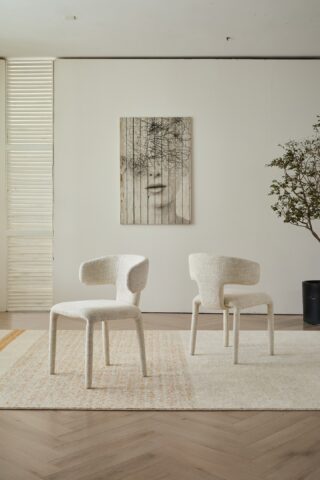 כיסא דגם לורן שמנת