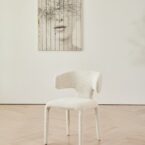 כיסא דגם לורן שמנת