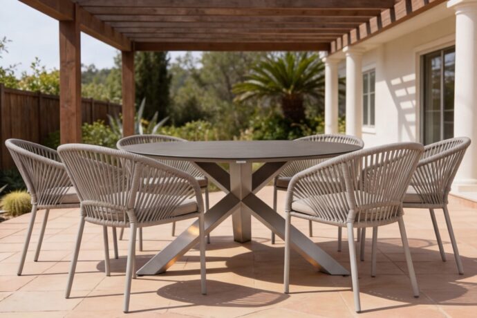 שולחן חוץ דגם רונדו סהרה