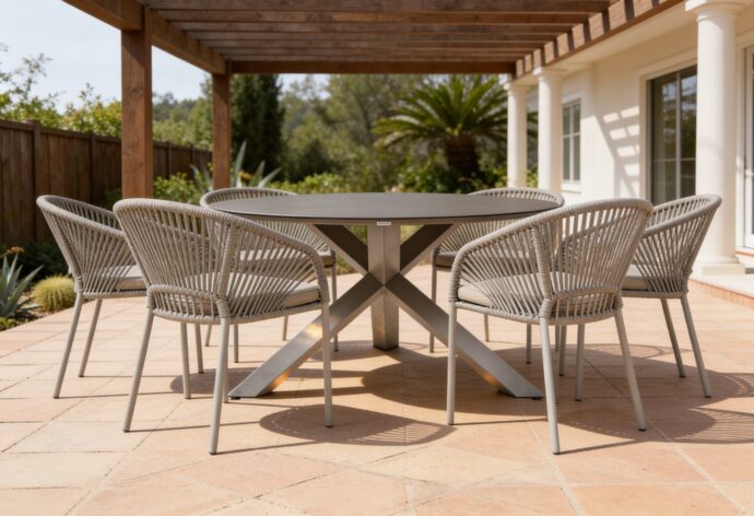 שולחן חוץ דגם רונדו סהרה