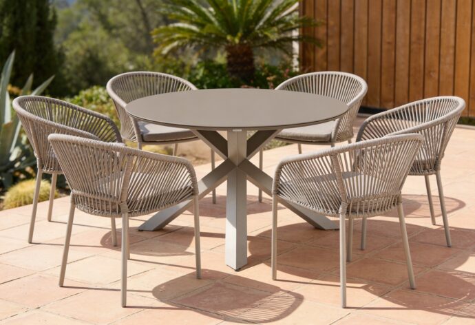 שולחן חוץ דגם רונדו סהרה