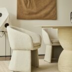 שולחן דגם נוגה בגוון אבן